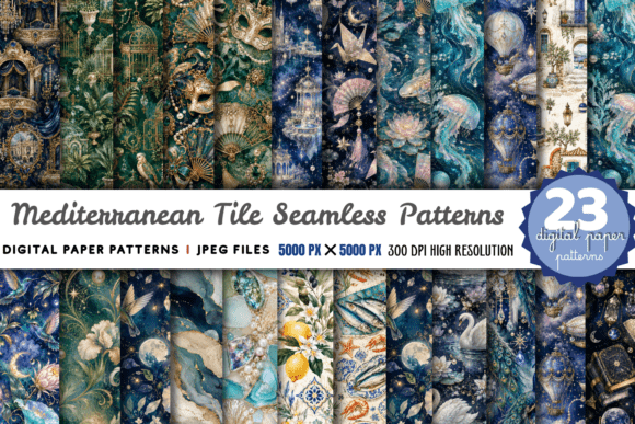 Evaluating Mediterranean Tile Seamless Patterns for Creative Projects