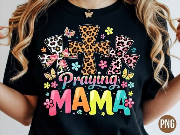 Evaluating the Christian Praying Mama Leopard Cross PNG for Faith-Based Design Projects