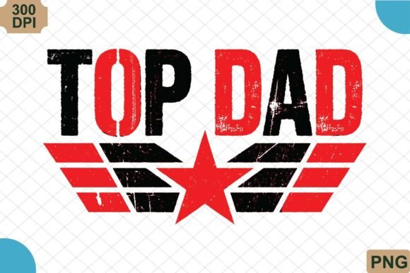 Top Dad Father’s Day PNG for Creators