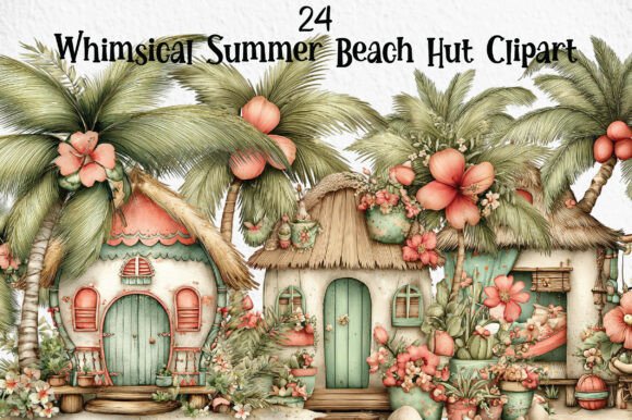Whimsical Summer Beach Hut Clipart Guide